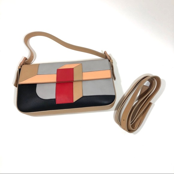 Fendi Handbags - 90s FENDI Baguette Mania 3D Colorblock Handbag Limited Edition Bag Vintage Y2K